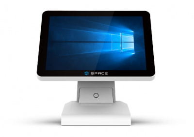 Сенсорный терминал SPACE VOLT [15", Intel Core i3 3120M, DDR3 4GB, 64GB SSD, Wifi/BT, MSR], белый, без ОС