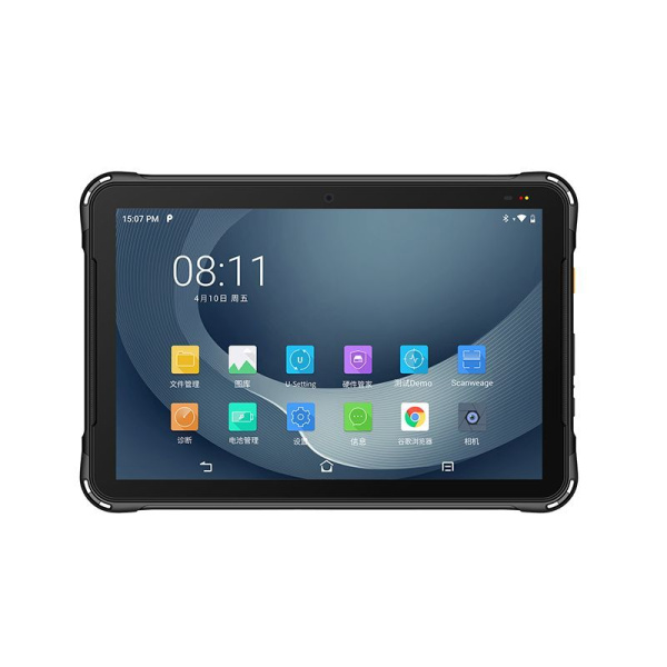 ТСД Терминал сбора данных Urovo P8100 защищенный планшет / P8100P-SZ2S10E40000 / Бесшовный роуминг (seamless roaming WiFi) / 2.2GHz / Android 10 / 4 GB / 64 GB / 13Мп / 5Мп / WiFi / 4G / 3G / GSM / GPRS / GPS / 10" / 1920x1200 / Емкостной / 2D / Zebra SE4