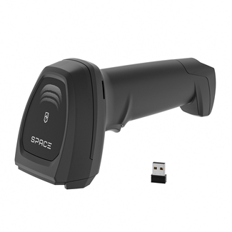 Сканер штрих-кода SPACE 2024-2D-BT ручной, беспроводной, USB (черный)