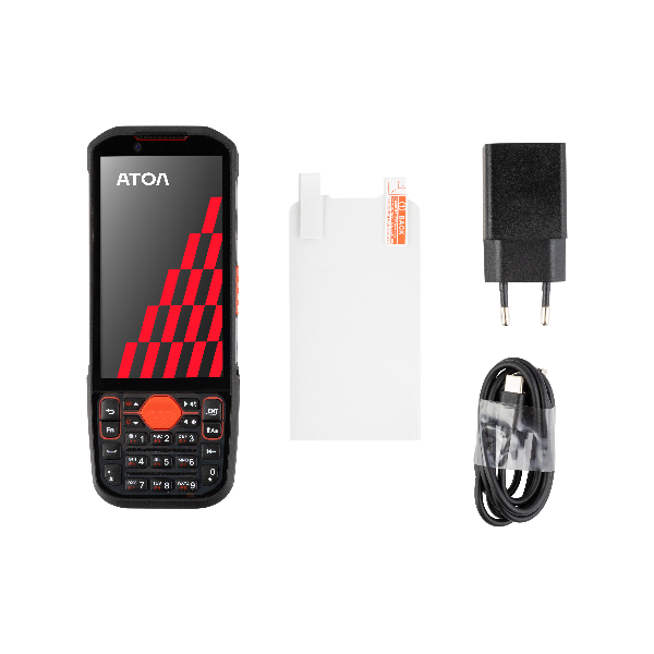 Терминал сбора данных АТОЛ Smart M20 (4.2 ", Android 13.0 с GMS, MT6769, 6Gb/64Gb, 2D N6602-W2, Wi-Fi, BT, NFC, 4G, GPS, Camera, БП, защитная пленка