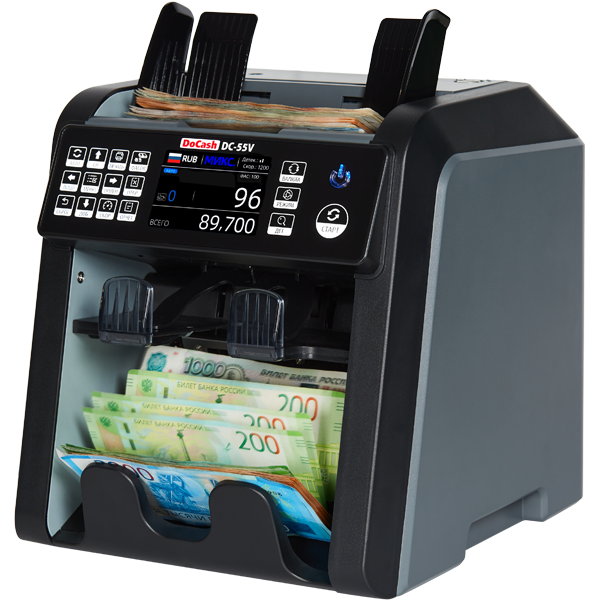 Счетчик банкнот DoCash DC-55V (2 CIS) Счетчик банкнот DoCash DC-55V (2 CIS)