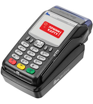 Переносной POS-терминал для эквайринга банковских карт Verifone VX675 Переносной POS-терминал для эквайринга банковских карт Verifone VX675