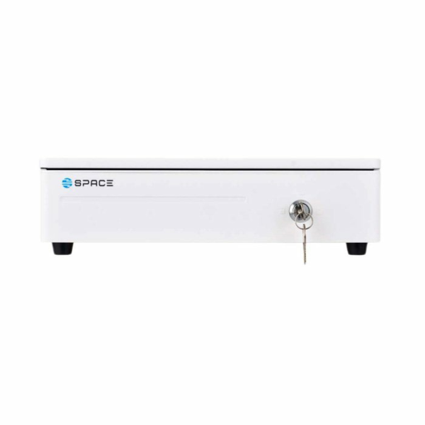 Денежный ящик SPACE BOX-335K2 (белый, механический, PUSH)
