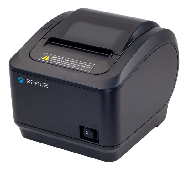 Чековый принтер SPACE Sonic (80мм, 260мм/с, USB, Ethernet, RS-232, черный) Чековый принтер SPACE Sonic (80мм, 260мм/с, USB, Ethernet, RS-232, черный)