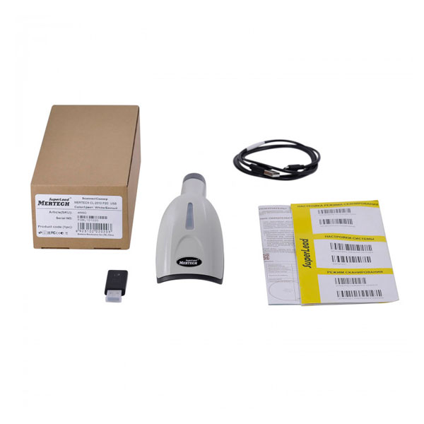 Сканер беспроводной MERTECH CL-2320 BLE SPP Dongle P2D USB white