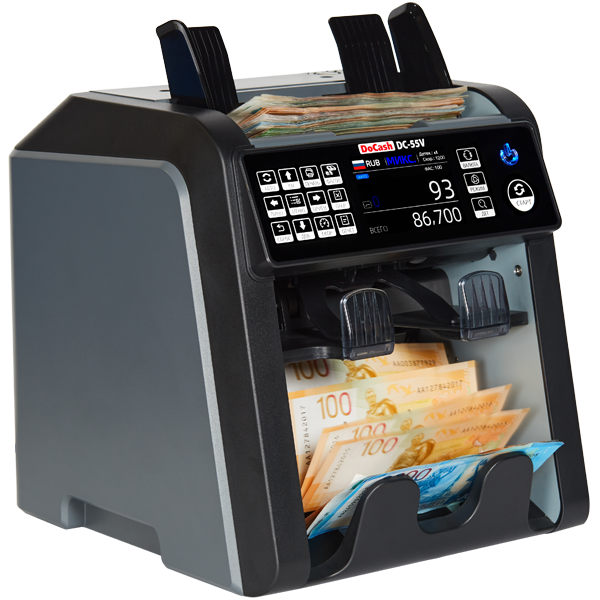 Счетчик банкнот DoCash DC-55V (2 CIS) Счетчик банкнот DoCash DC-55V (2 CIS)