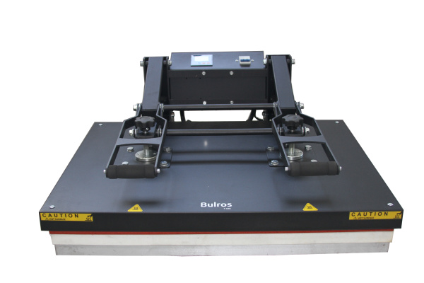 Термопресс плоский, с электронным управлением, двойной прижим плиты Bulros T-680