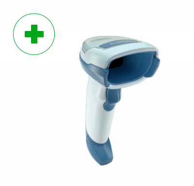 Сканер штрих-кода Zebra DS4608-HC Имидж сканер, 1280x800, Для медицинских учреждений (медицинский пластик)