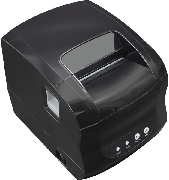 Принтер этикеток и чеков POScenter PC-365W (прямая термопечать, 3", USB+WIFI) черный