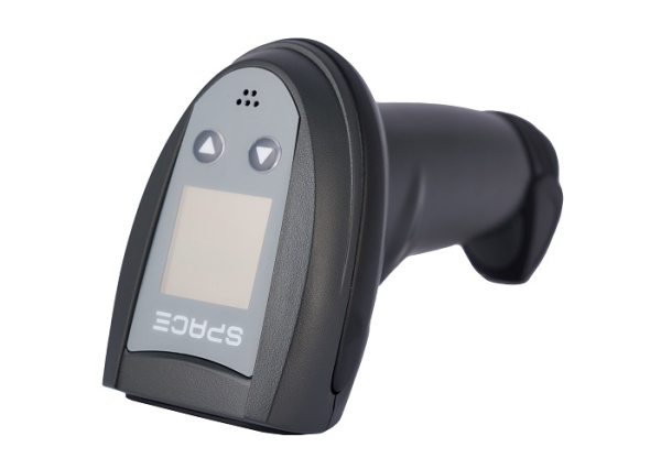 Сканер штрих-кода SPACE X-2020RCS-2D-BT ручной, беспроводной, USB, экран (черный)