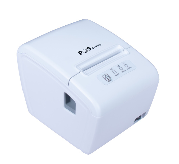Принтер чеков POScenter RP-100W (80мм, 260 мм/сек, автоотрез, RS232+USB+LAN+wifi) белый