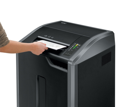 Шредер Fellowes® Powershred® 425CI ,DIN P-4, 4x30, 30-32 лст., 121 лтр., 100% Jam Proof™, SafeSense™