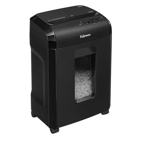 Шредер Fellowes® Powershred® 10M, DIN P-5, 2х15мм, 10лст., 19лтр., Safety Lock