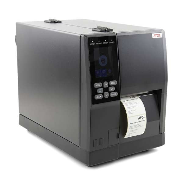 Принтер этикеток АТОЛ TT621, термотрансфертная печать, 203 dpi, USB, RS-232, Wi-Fi, Ethernet, ширина печати 104 мм, скорость печати 150 мм/с.+ отделитель этикетки со смотчиком Принтер этикеток АТОЛ TT621, термотрансфертная печать, 203 dpi, USB, RS-232, Wi-Fi, Ethernet, ширина печати 104 мм, скорость печати 150 мм/с.+ отделитель этикетки со смотчиком