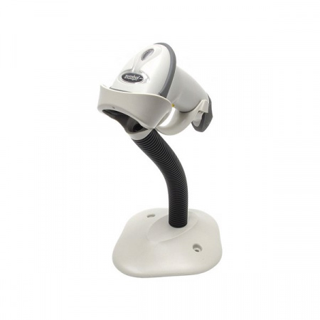 Сканер штрих-кода LS2208 Zebra (Motorola, Symbol) с кабелем и подставкой. Белый.