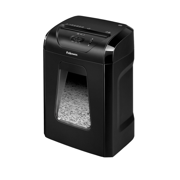 Шредер Fellowes Powershred 12C, DIN P-4, 4х40мм, 12лст., 18лтр., Safety Lock, шт