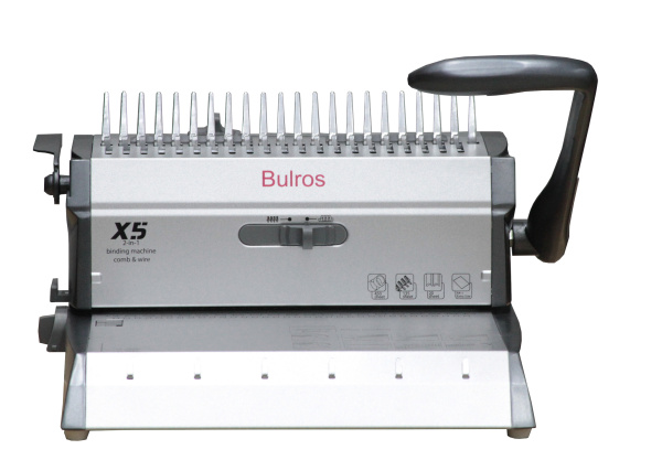 Переплётчик пласт./мет. 3:1 пружиной Bulros X5