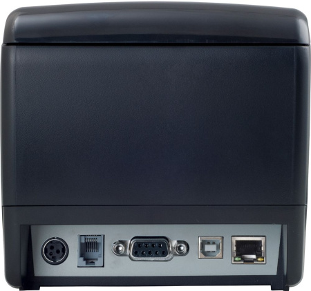 Принтер чеков Poscenter RP-100 USE (80мм, 260 мм/сек, автоотрез, RS232+USB+LAN) черный