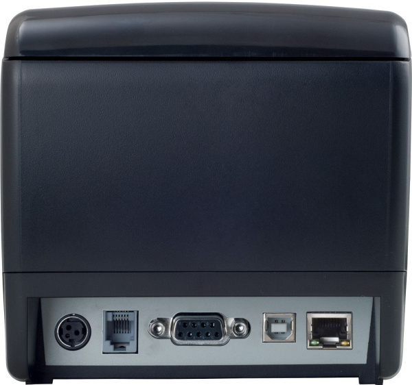 Принтер чеков Poscenter RP-100 USE (80мм, 260 мм/сек, автоотрез, RS232+USB+LAN) черный