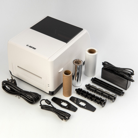 Принтер этикеток G-SENSE TT451P (термотрансфер, 203 dpi, 4 inch, USB+LAN) с отделителем