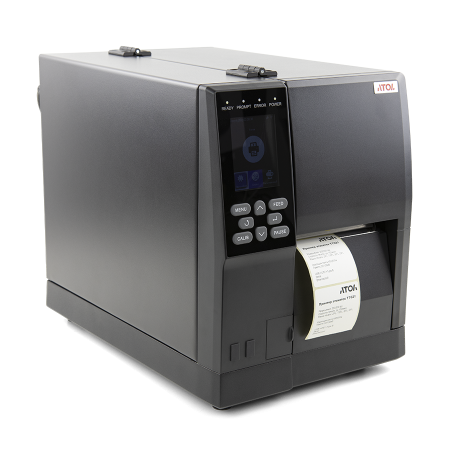 Принтер этикеток АТОЛ TT621, термотрансфертная печать, 300 dpi, USB, RS-232, Ethernet, ширина печати 104 мм, скорость печати 150 мм/с.