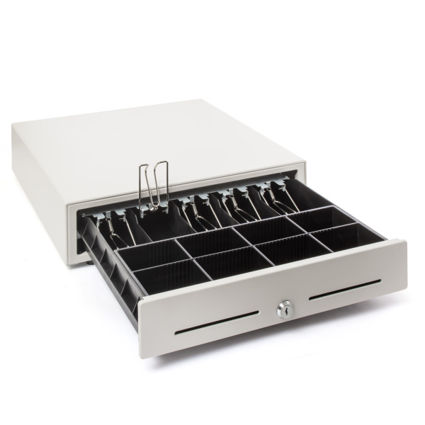 Денежный ящик Poscenter 16K5 410x420x100 распайка для "ШТРИХ-М" светлый