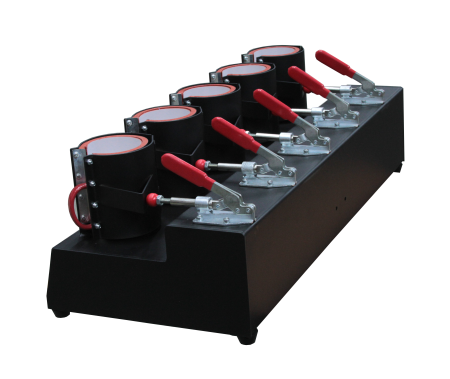 Термопресс на 5 кружек с электронным управлением Bulros T-205T