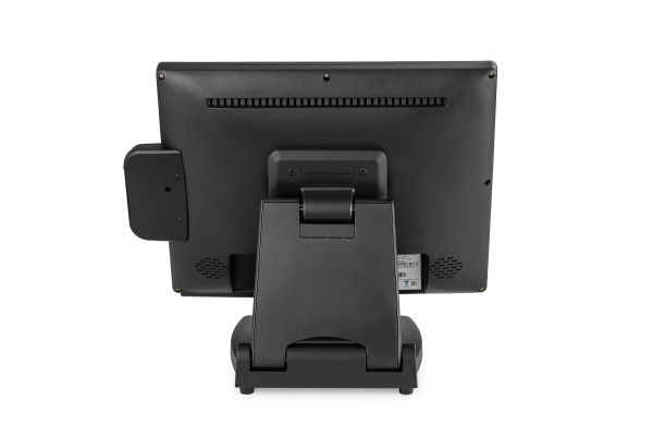 Сенсорный POS-монитор 15" АТОЛ TM15, P-CAP, без рамки, ридер МК, HDMI+VGA, складная подставка, встроенные динамики, цвет черный