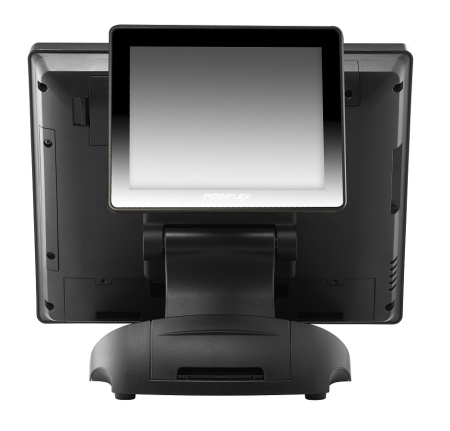 Сенсорный терминал Posiflex PS-3615Q черный (15" P-CAP, Intel Celeron J3455, SSD 128 GB, 4 GB DDR3L), без MSR, Windows 10 IoT.