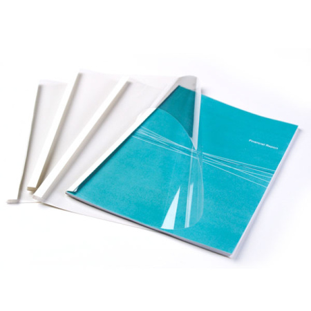 Обложка для термопереплета А4 Fellowes, 20 мм, 50 шт, верх-проз. pvc, низ-глянц. Картон, шт