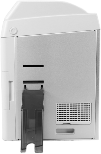 Настольный ретрансферный принтер пластиковых карт Dascom DC-7600: двусторонний, сублимационная ретрансферная печать, 600 точек на дюйм, 55 сек/карту; USB, USB2, Ethernet