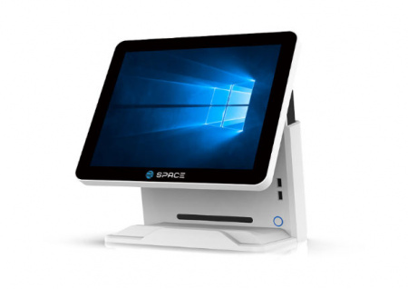 Сенсорный терминал SPACE POWER [15", Intel Core i3 3120M, DDR3 8GB, 128GB SSD, Wifi/BT, без MSR], белый, без ОС