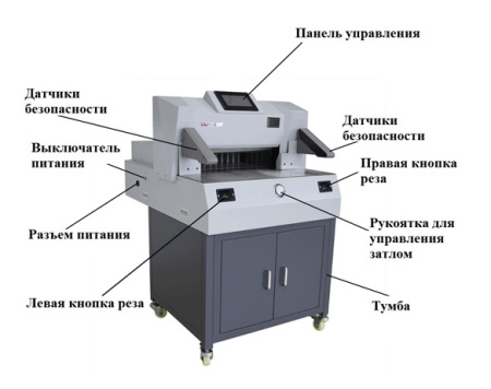 Автоматический программируемый гильотинный  резак Bulros 500V9