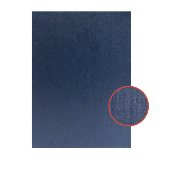 Обложки А4 "лён" синие 100 шт.