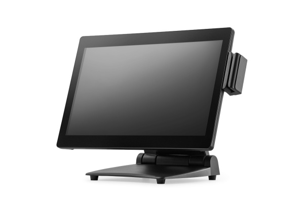 Сенсорный POS-монитор 15.6" АТОЛ TM16, P-CAP, без рамки, ридер МК, HDMI+VGA, складная подставка, встроенные динамики, цвет черный