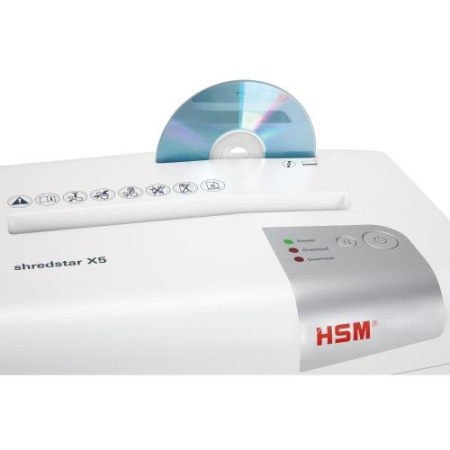 Уничтожитель документов HSM Shredstar X5-4.5x30 WHITE Уничтожитель документов HSM Shredstar X5-4.5x30 WHITE