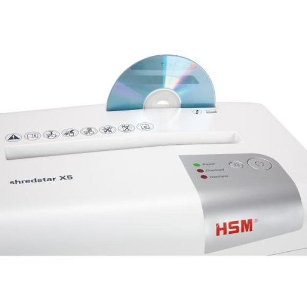 Уничтожитель документов HSM Shredstar X5-4.5x30 WHITE Уничтожитель документов HSM Shredstar X5-4.5x30 WHITE