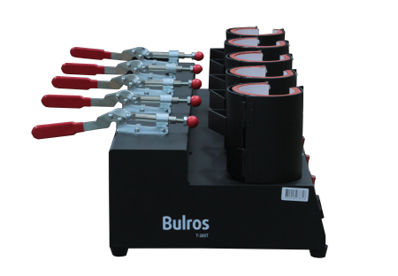 Термопресс на 5 кружек с электронным управлением Bulros T-205T