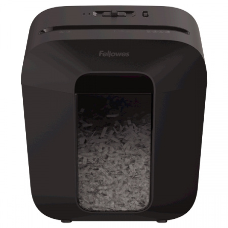 Шредер Fellowes® Powershred® LX25, DIN P-4,  4х37мм, 6 лст., 11,5 лтр.,  уничт.: скрепки,скобы,карты