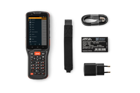 Терминал сбора данных АТОЛ Smart.Prime базовый (4", Android 11.0 с GMS, MT8768, 3/32Gb, 2D E3, Wi-Fi, BT, NFC, 4G, GPS, Camera, IP65, 5200 mAh)