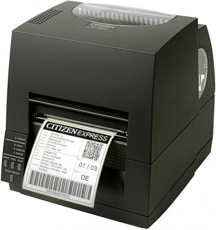 Принтер TT Citizen CL-S621II Printer, Black, UK+EN Plug