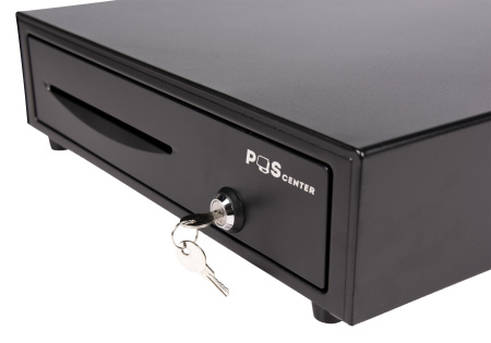 Денежный ящик POScenter 16E 410x420x100 распайка для " ШТРИХ-М", черный