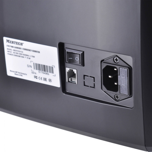 Счетчик банкнот MERTECH C-3 black 