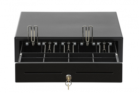 Денежный ящик АТОЛ CD-410-B черный, 410*415*100, 24V.