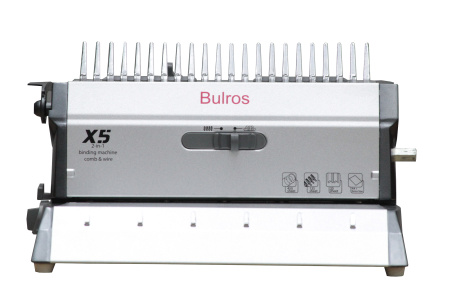 Переплётчик пласт./мет. 3:1 пружиной Bulros X5 Переплётчик пласт./мет. 3:1 пружиной Bulros X5