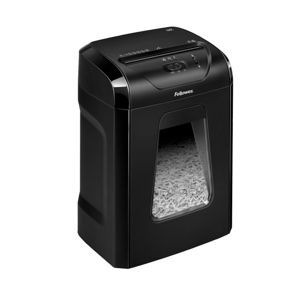Шредер Fellowes Powershred 12C, DIN P-4, 4х40мм, 12лст., 18лтр., Safety Lock, шт