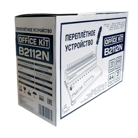 Переплетный аппарат на пластиковую пружину Office Kit B2112N