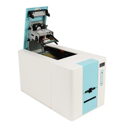 Принтер пластиковых карт Dascom DC-240:термосублимационная, односторонняя печать, 300 х 600 dpi, USB2, 23 сек/карта