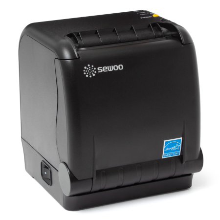 Принтер чеков 80 мм, Sewoo SLK-TS400 UE_B (220мм/сек., USB, Ethernet) черный