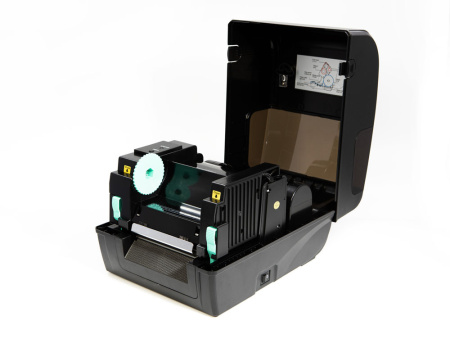 Принтер этикеток G-SENSE TT437B (термотрансфер, 300 dpi, 4 inch, USB+RS232+LAN)